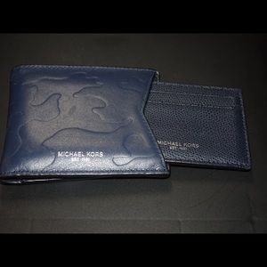 Mens Michael Kors wallet bifold w/ id/card holder